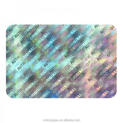 China Top Selling Holographic Custom Design Hologram Original Authentic Sticker for sale