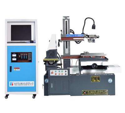 China dk7755 edm machine high precision machining wire cut edm machine for metal cutting for sale