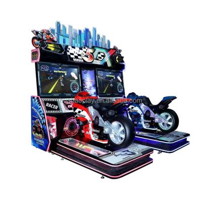 China Coin Operated Metal Indoor Sport Amusement Arcade Racing Car Game Machine Motorcycle Arcade Racing Machine Racing Motorcycle Game Machine for sale