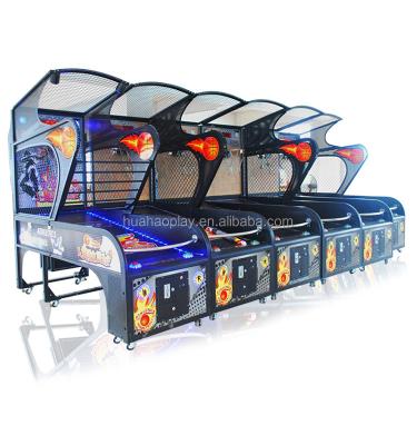 China Metal+Plastic Basketball Arcade Game Street Hoops Basketball Game Machine Coin Operated Sports Game Machine for sale