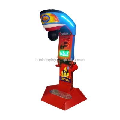 China One Punch Musical Machine Amusement Park Punch Kick Boxing Machine Price Plastic Coin Operated Boxing Game Machine for sale