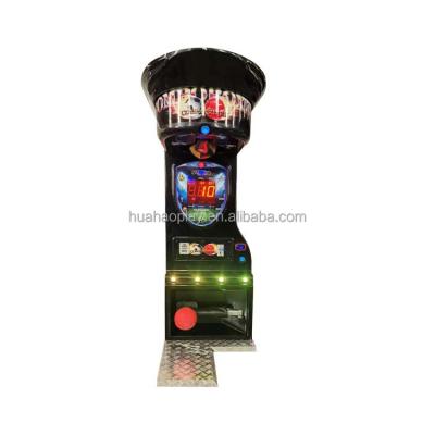 China Plastic Coin Operated Indoor Adults Sports Games Big Punch Game Machine Kick Boxing Electronic Boxing Machine for sale