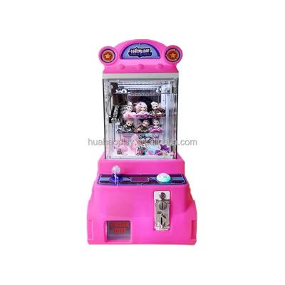 China Wonderland Amusement Park Games Toys Canton Claw Machine Plastic Coin Operated Toy For Kids Mini Table Claw Machine Plastic for sale