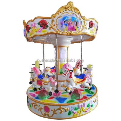 China playground equipment kids carousel ride for kids coin operated carousel game machine kiddie rides carousel 240*240*260cm for sale