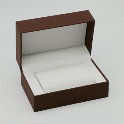 China Color 5 recyclable! Unique Travel Jewelry Box Jewelry Brown Clamshell Type Watch Set Cases With Pillow Packing Gift Box For Lover for sale