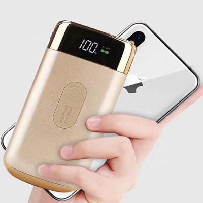 China Wireless charging hot sale 2021 new products 10000 mah private machining power bank for sale