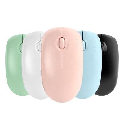 China 3D Desktop Computer Portable Wireless General Wireless Mouse Notebook USB 2.4Ghz Optical Mouse Morandi Colors Mouse for sale