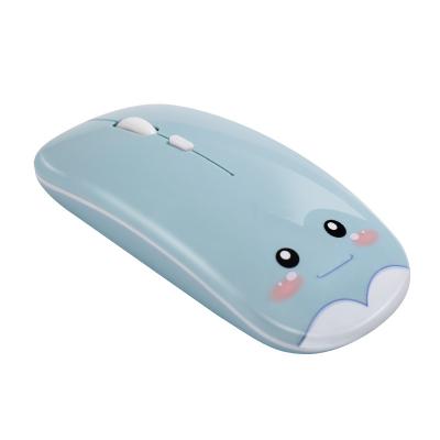 China Wireless Portable 3D Optical Mouse with USB Nano Receiver for Rechargeable Ergonomic Dual Mode 2.4G Blue Tooth Mouse for sale