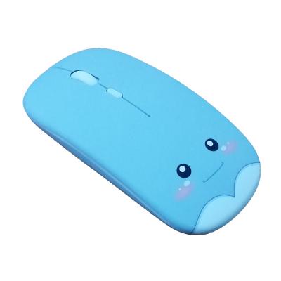 China OEM 3D Optical Mouse 2.4Ghz Ultra-thin Desktop Version Rechargeable Wireless Mouse For Notebook Cartoon Prints for sale