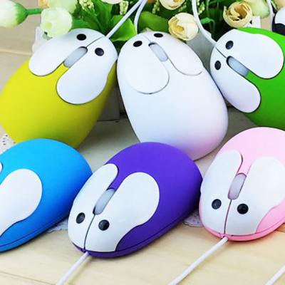 China Home Office Business 3D Wired Optical Mouse For Notebook Desktop Computer Gaming Mouse Flat Mouse for sale