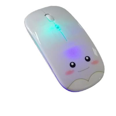 China Rechargeable Lithium Battery 2.4Ghz Colorful Optical Gaming 3D Wireless Mouse Colored Led Light for sale