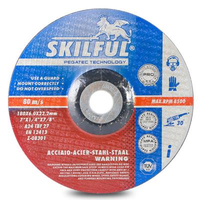 China 7INCH 180X6X22mm Steel Resin Bonded Abrasive Grinding Wheel With MAP for sale