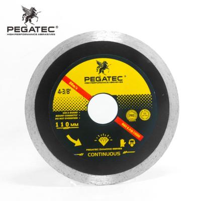 China PEGATEC 110mm Long Working Diamond Marble Cutter Blade Brick for sale