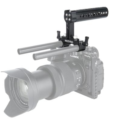 China Aluminum Alloy Niceyrig DSLR Camera Grip Top Handle with 15mm Dual Rod Clamp for sale