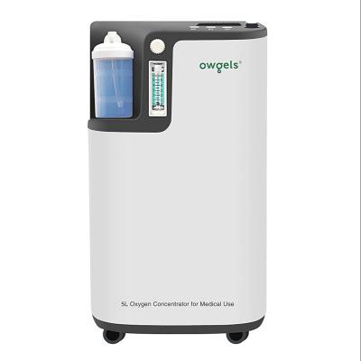 China Plastic And Metal Factory Price Portable Medical Devices Home Use 5L Oxygen Concentrator With Nebulizer for sale