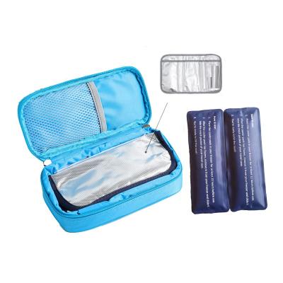 China Amazon Universal Hot Selling Medical Organizer Diabetic Case With Ice Packs Cooler Epipen Medical Case for sale