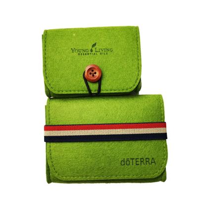 China Low Price Essential Oil Case Shockproof And Waterproof Wholesale Felt Essential Oil Bag Custom Essential Oil Pouch for sale