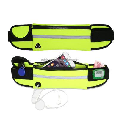 China Ultra Thin Promotional Cheap Light Weight Waterproof Men Sport Waist Bag for sale