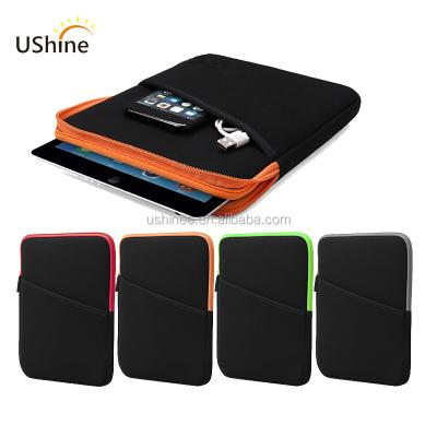 China For schools hot sale for ipad neoprene zipper refill tablet case, neoprene sleeve case for ipad pro for sale