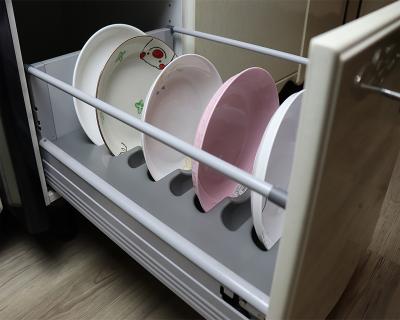 China Modern Kitchen Top Drawer Tray Dish Tray Dish Storage Plastic Plastic Organizer for sale