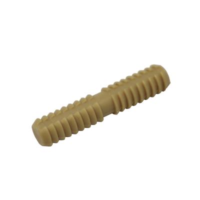 China Copper 6mm Sideboard Plastic Finger Cabinet Board Shelf Nylon Connector Pin for sale