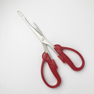 China New Products Eco-friendly Stainless Steel Kitchen Tools Shears Crab Peeler Seafood Scissors for sale