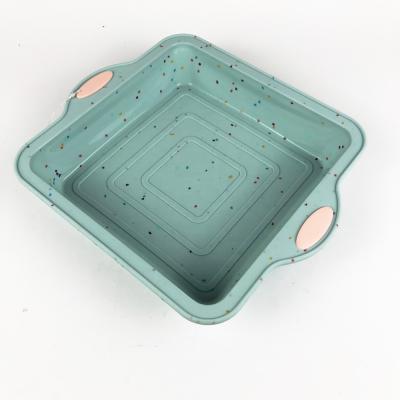 China Sustainable High Quality Silicone Square Cake Bake Mold Mold for sale