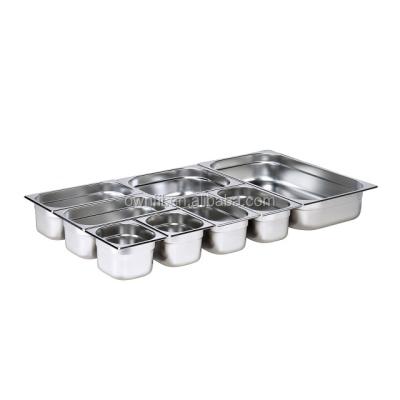 China Restaurant Serving Chafing Dish High Quality 1/3 Gastronorm Stainless Steel Casserole 150 Mm for sale