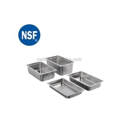 China USStyle Wholesale American Style LARP Hotel Buffet Stainless Steel Anti-jamming Pan for sale