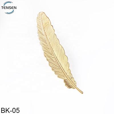 China Europe Fashion Feather Metal Bookmark Custom Promotional Tags for sale