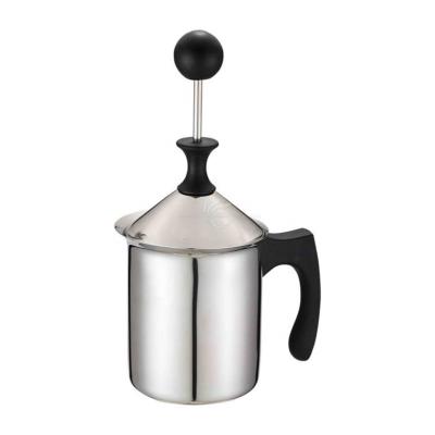 China Cappuccino Viable Hand Maker Mini Stainless Steel Milk Coffee Foamer Stainless Steel Mini Milk Frother for sale