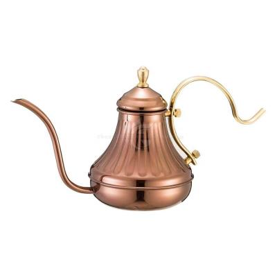 China Durable Stainless Steel Teapot Arabic Coffee Drip Pot Pour Over Coffee Dripper Gooseneck Kettle for sale