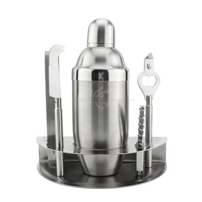 China Viable Home Cocktail Bar Set Liquor Pourers Stainless Steel Mixology Tool Kit Shaker, Strainer, Jigger, Gift Box Sets for sale