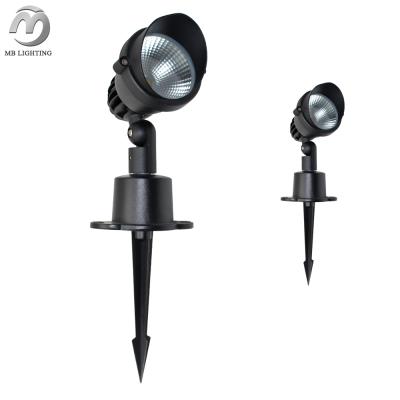 China Garden Park / Hotel Good Quality COB10W 20W Different Size Good Price Aluminum Led Garden Spike Light for sale