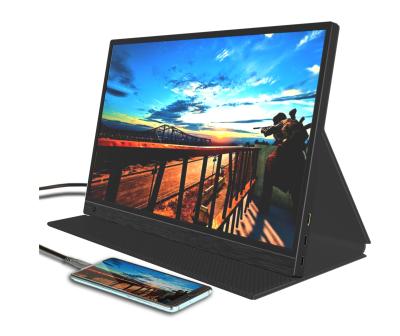 China Laptop PC Phone Xbox PS4 15.6 Inch IPS Panel Dual Speakers Wireless Portable Monitor 1080p Touch Screen Game Display for sale