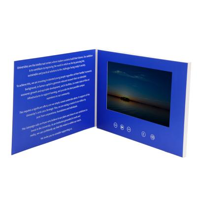 China Europe Size A4 10 Inch IPS LCD Screen Wedding Greeting Card Digital Video Display for sale