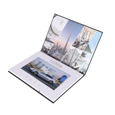 China Other 10 Inch LCD Video Brochure Player High Quality Printing Video Brochure Greeting Card for sale