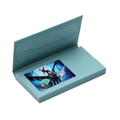 China Hot Sale Europe OEM Quality Printing Digital Video Brochure 2.4 Inch LCD Screen Video Business Cards for sale