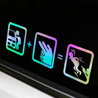 China Decoratation Customized Funny Colorful Car Stickers Reflective Car Sticker For Car for sale