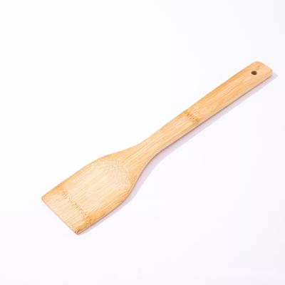 China Sustainable Log wooden shovel long handle wooden spatula rice spatula soup spoon for sale