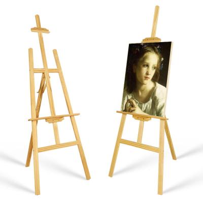 China Painting Easel Solid wood multi-function easel painting frame wooden support for sale