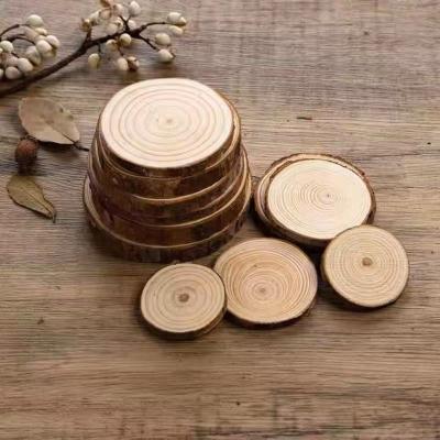 China Art Deco Log pieces hand painting materials Handmade wood pieces wood pieces kindergarten decoration for sale