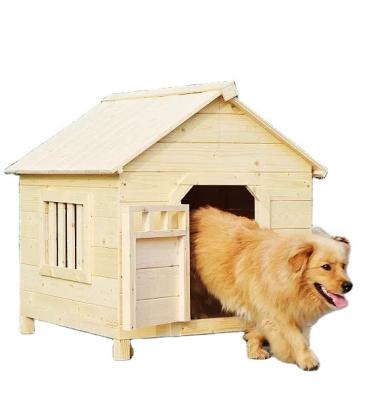 China Sustainable Customized wooden dog house outside solid wooden poultry cage wooden dog house dog house  wholesale for sale