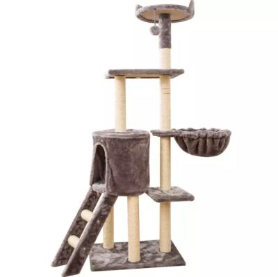 China Sustainable Customized wooden cat climbing frame cat platform supplies wholesale for sale