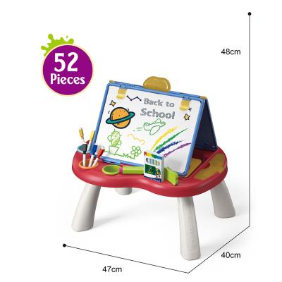 China ABS Plastic Kids Folding Double Side Erasable Drawing Board With Satamps for sale