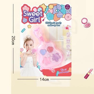 China New Arrival Colorful Cosmetic Set Pretend Play Makeup Set Toy For Girl 14*20cm for sale