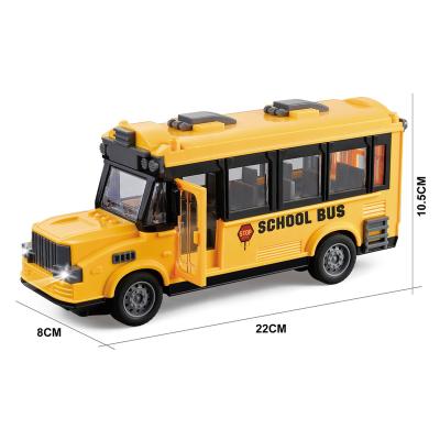 China Follow Me School Bus Toy With Lights Sounds Realistic RC Bus Remote Control Bus for sale