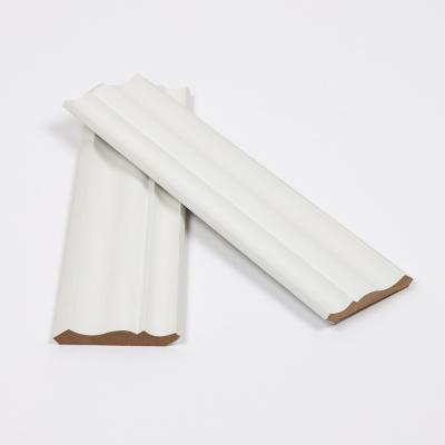 China Modern wood moldings primer ceiling molding millwork crown molding white wood for sale