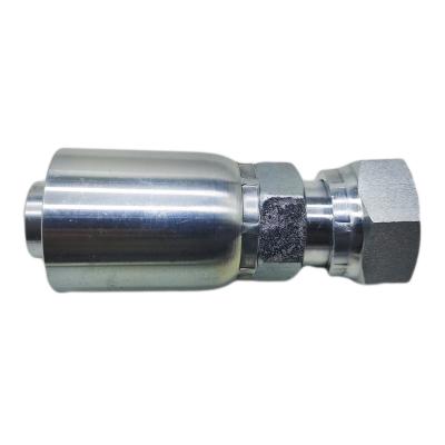 China One Piece Circuit Carbon Steel ORFS Hydraulic Female Flat Seat Parker Hydraulic Hose Fitting for sale