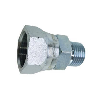 China High quality BSP carbon steel MALE/FEMALE 60 degree CONE hose adapter reducer hydraulic union for sale